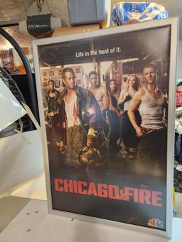 Framed Poster "Chicago Fire"