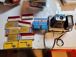 Kodak The Handle Instant Camera, Color Slides & ITT Magicflash