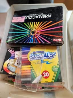Watercolor Pencils, Coloring Pencils, Oil Pastels, Chalks