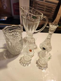 Group of Vintage Crystal Glassware