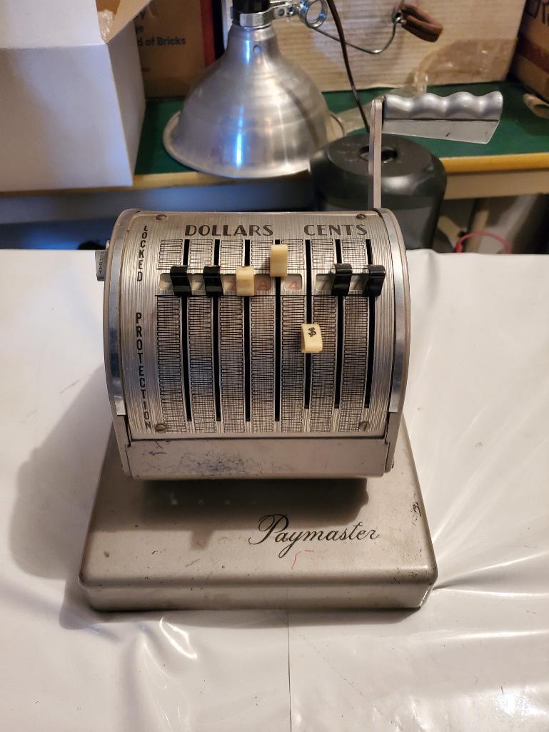 Vintage Paymaster Payroll Check Writer