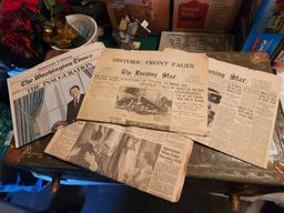 1912, 1927 The Evening Star & 1985 The Washington Times, 1978 The Washington Star