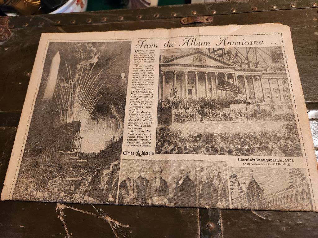 1912, 1927 The Evening Star & 1985 The Washington Times, 1978 The Washington Star