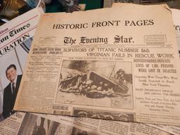 1912, 1927 The Evening Star & 1985 The Washington Times, 1978 The Washington Star