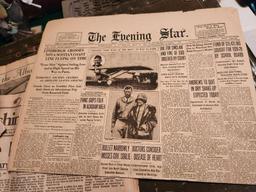 1912, 1927 The Evening Star & 1985 The Washington Times, 1978 The Washington Star