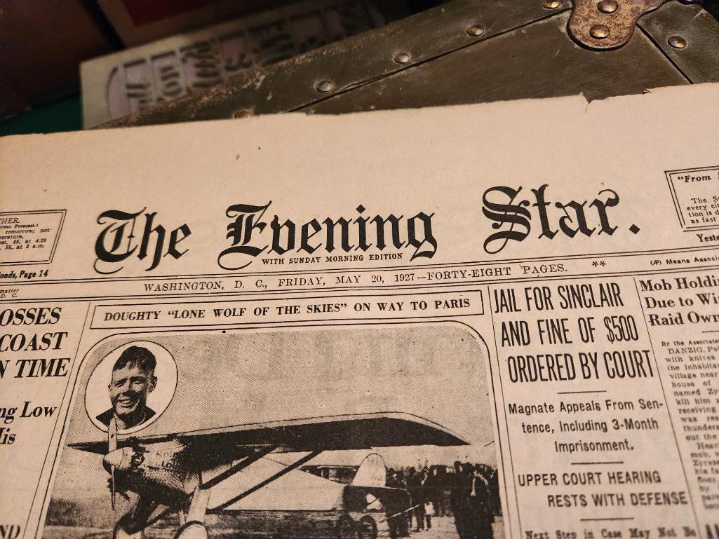 1912, 1927 The Evening Star & 1985 The Washington Times, 1978 The Washington Star