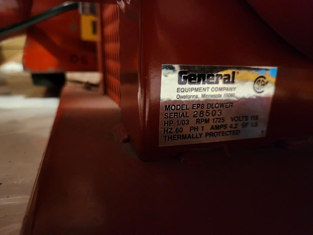 General Equipment Company Blower Model EP8AC25