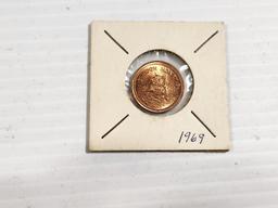 1969 Green Cheese Penny