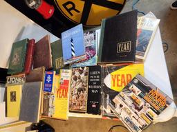 Assorted Books; Lionel Trains, Lighthouses, Birds, Western, Life Magazines in Slipcase, etc