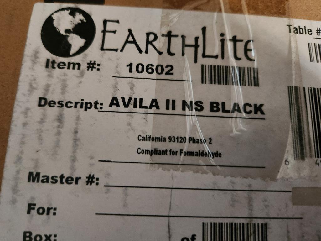NIB EarthLite Avila II Massage Chair - Black