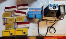 Kodak The Handle Instant Camera, Color Slides & ITT Magicflash
