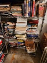 Assorted Books on Bottom Three Shelves