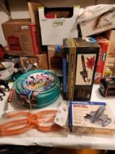 Assorted Tools; Craftsman Electric Chain Saw, Dremel Moto-Tool, Water Hose, etc