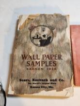 1926 Wall Paper Sample Book for Vintage Sears & Roebuck Co. & More