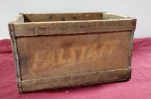 Vintage Falstaff Wooden Crate