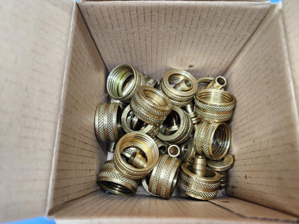 Large Assortment of Brass Fittings, Flare Fittings, Hardware