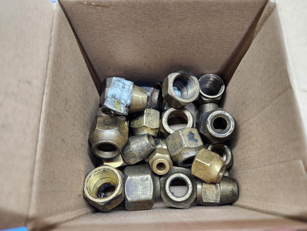 Large Assortment of Brass Fittings, Flare Fittings, Hardware