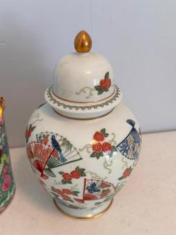 Oriental Urn and Tea Pot