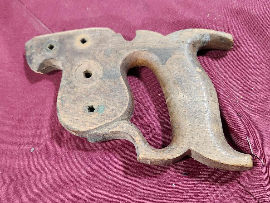 Antique Tools, Hand Wood Planes, Saw Handle