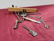 Vintage Tools and Wrenches, Brace, S Curve Wrenches, Guide, Pipe Wrench, Specialty Wrenches