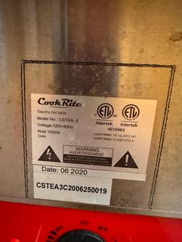 Cook Rite 3-Well Electric Steam Table Model: CSTEA-3 NOTE: Only Works on High, Variable Temp Feature