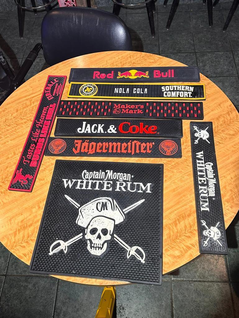 Group of Advertising Rubber Bar Mats