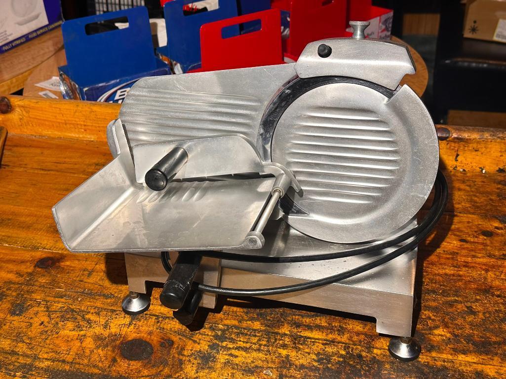Globe Model GC 9 - 9in Commercial Electric Meat Slicer, Made in Italy, Rare 9in Size