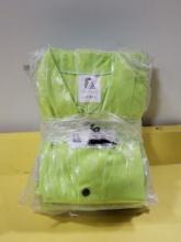 6 New Steiner 30in Lime Green Weldlite Welding Jackets Size L