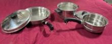 Lot of 3 Vintage Saladmaster Cookware