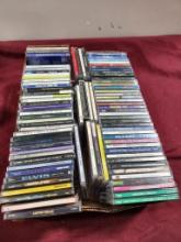 Box of Music CD's, Rock 'n Roll, Country, Classic Rock, Alternative, See Images for Titles