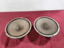 Set of Shield Crest Purple Speakers