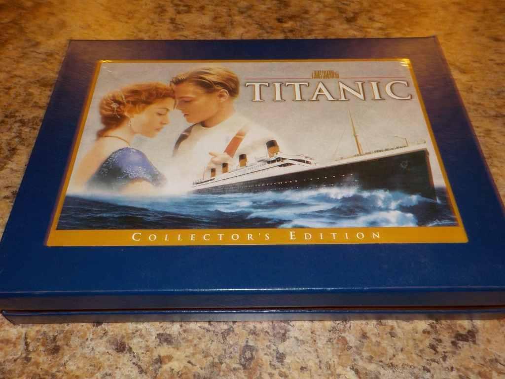 New Titanic Collector s Edition 2 VHS Set with Full Color 24 Page Photo Book and Piece of Filmstrip