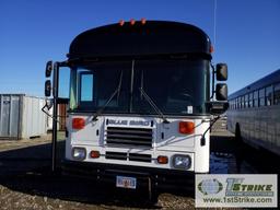 BUS, 1999 BLUE BIRD 42 PASSENGER, CUMMINS 6CYL DIESEL ENGINE, AUTOMATIC TRANSMISSION