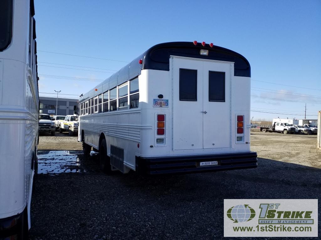 BUS, 1999 BLUE BIRD 42 PASSENGER, CUMMINS 6CYL DIESEL ENGINE, AUTOMATIC TRANSMISSION