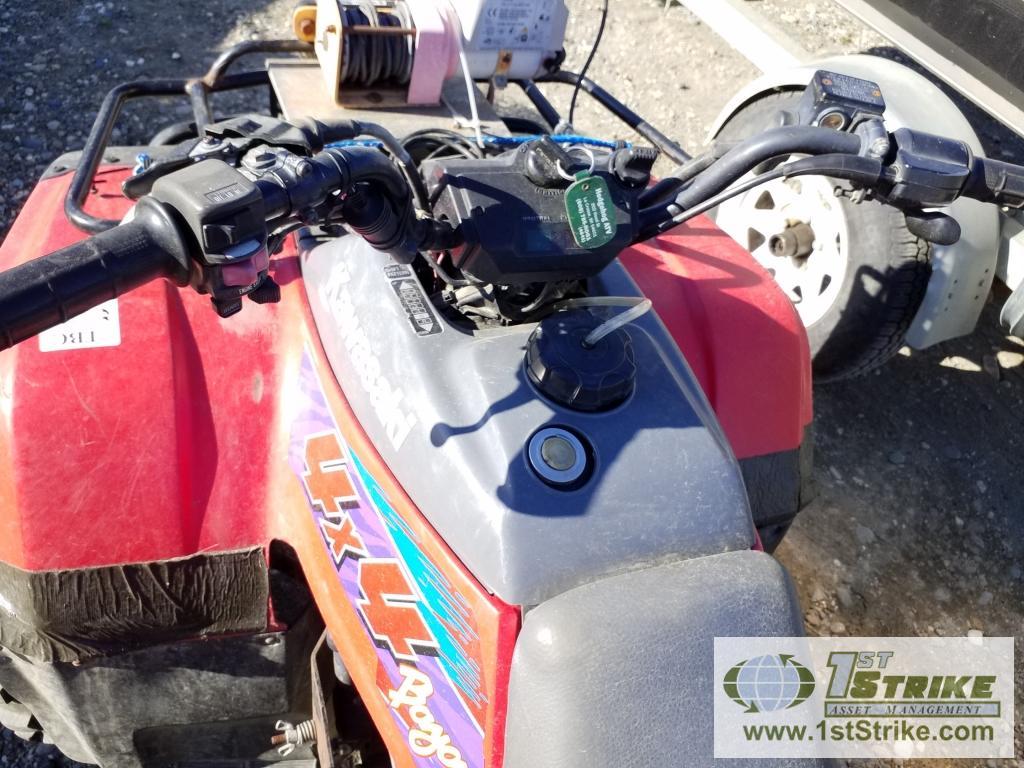 ATV, KAWASAKI BAYOU, 4X4, WINCH