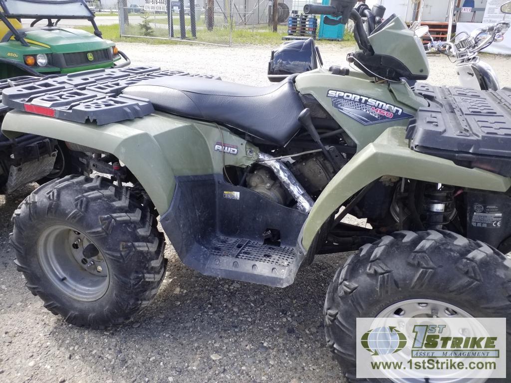 ATV, 2007 POLARIS SPORTSMAN 450, 4X4