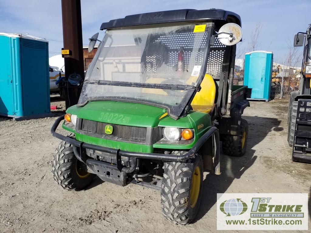 UTV, 2009 JOHN DEERE GATOR 850D XUV, 4X4, YANMAR 854CC DIESEL ENGINE