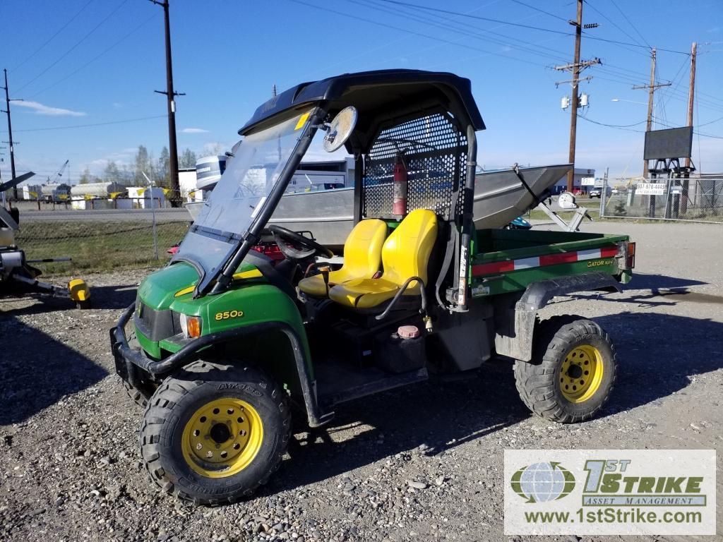 UTV, 2009 JOHN DEERE GATOR 850D XUV, 4X4, YANMAR 854CC DIESEL ENGINE