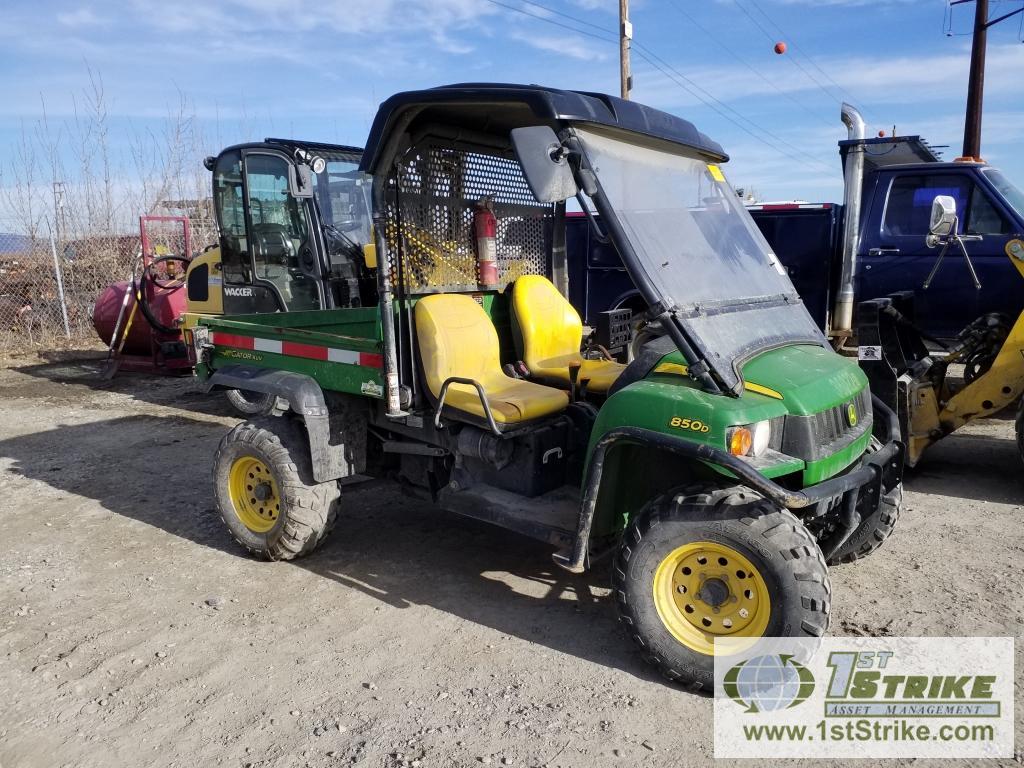 UTV, 2009 JOHN DEERE GATOR 850D XUV, 4X4, YANMAR 854CC DIESEL ENGINE