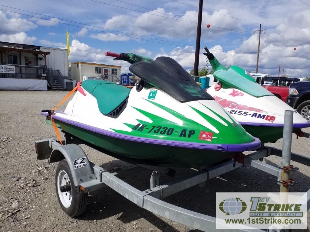 PWC, 1994 BOMBARDIER SEA-DOO XP AK7330AP, AK2155AM, WITH 1993 EZ LOADER TRAILER