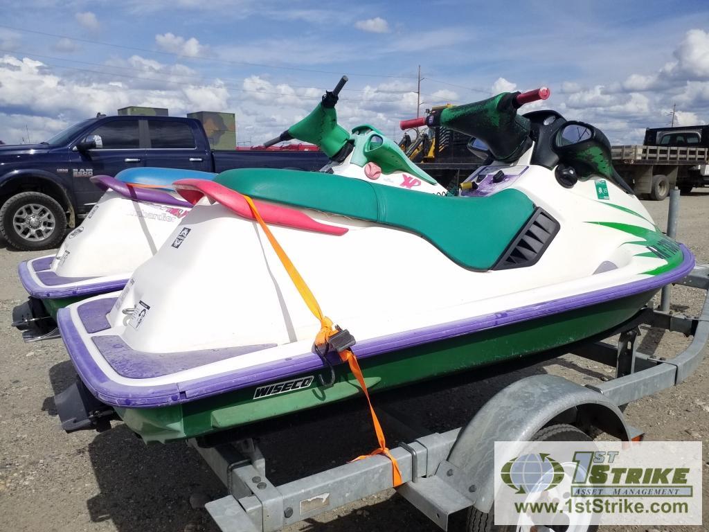 PWC, 1994 BOMBARDIER SEA-DOO XP AK7330AP, AK2155AM, WITH 1993 EZ LOADER TRAILER