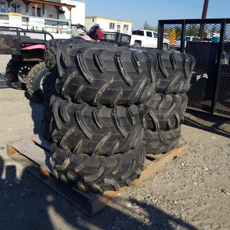 10 EACH. MISC ATV TIRES