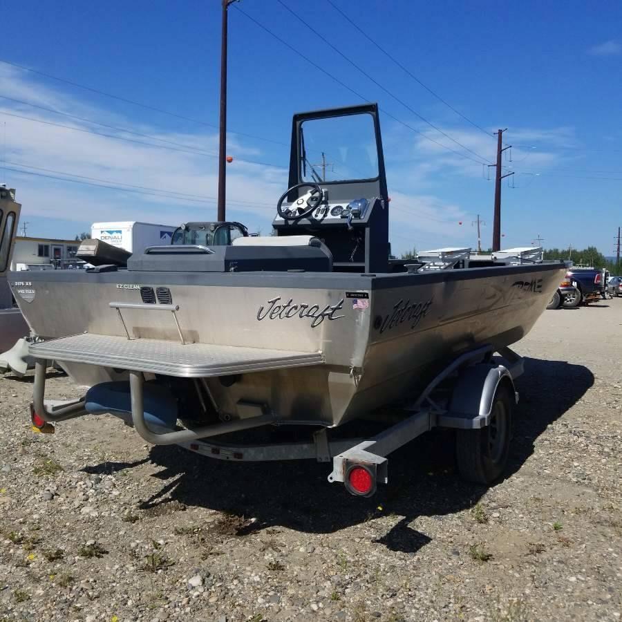 BOAT, 2008 JETCRAFT EXTREME SHALLOW 2175, MERC OPTIMAX V6 200. WITH SMART GUAGE, 4WHEELER RAMPS, LAR