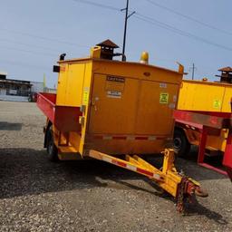 HEATER, 2008 EQUIPMENT SOURCE ES700, TRAILER MOUNTED, 4CYL KUBOTA DIESEL ENGINE