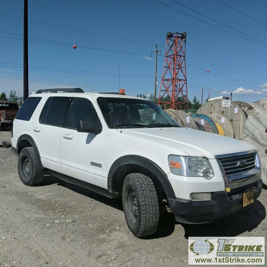 2007 FORD EXPLORER XLT, 4.0L GAS, 4X4