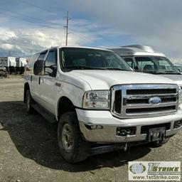 2005 FORD EXCURSION, 6.0L POWERSTROKE DIESEL, 4X4