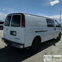 1999 CHEVROLET EXPRESS VAN 3500, 7.4L GAS, 2WD