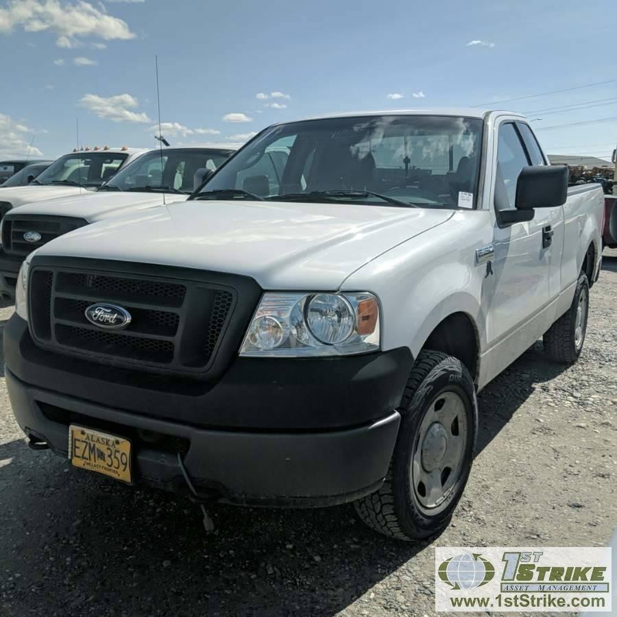 2006 FORD F-150 XL, 4.6L GAS, 4X4, STANDARD CAB, SHORT BED