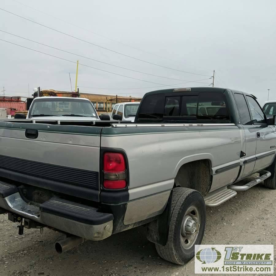 1998 DODGE RAM 2500 SLT, V10 8.0L GAS, 4X4, EXTENDED CAB, LONG BED