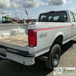 1997 FORD F-250 HEAVY DUTY, 7.3 POWERSTROKE DIESEL, 4X4, CREW CAB, LONG BED, IN BED FUEL TANK